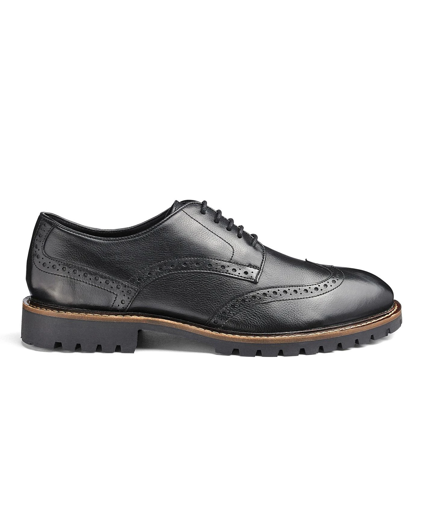 Leather Brogues Extra Wide Fit 1 Leather Brogues Extra Wide Fit