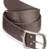 Brown Leather Jeans Belt