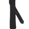 Black Skinny Plain Tie