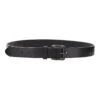 Black Leather Buckle Belt