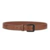 Brown Leather Buckle Belt