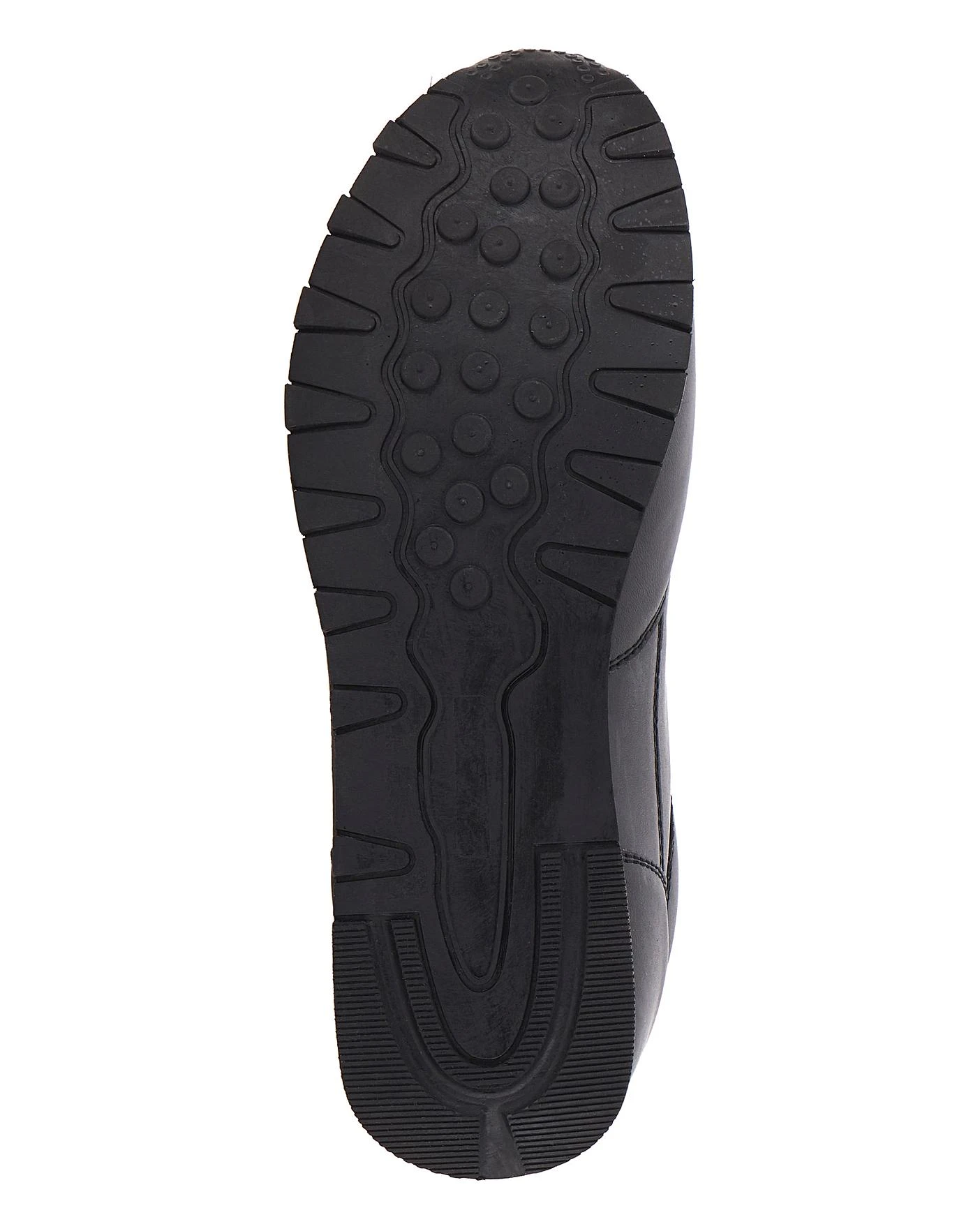 Dean Leather Look Trainer Wide Fit 3 Dean Leather Look Trainer Wide Fit - Image 3