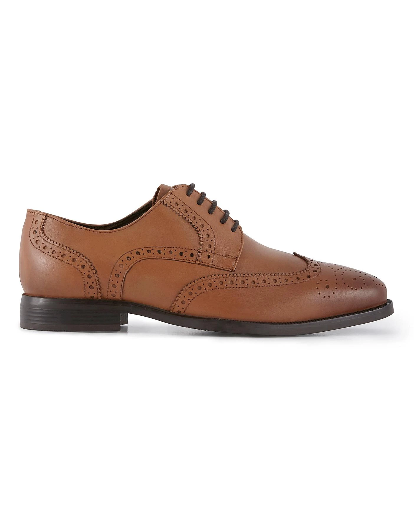 Classic Leather Brogue Wide Fit 1 Classic Leather Brogue Wide Fit