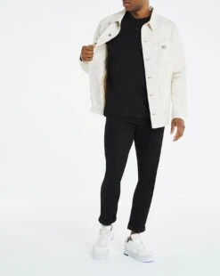 Grandad Neck T-shirt Regular -Jacamo Shop t08gs762503w