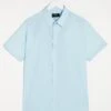 Blue Short Sleeve Formal Shirt Reg