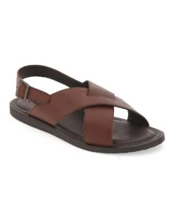 Leather Back Strap Sandal W Fit -Jacamo Shop u01ob040727s