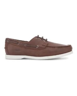 Premium Lea Boat Shoe Wide Fit