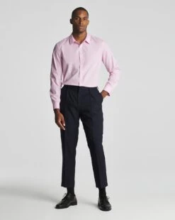 Pink Long Sleeve Formal Shirt Reg -Jacamo Shop u08mw621725w