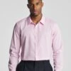 Pink Long Sleeve Formal Shirt Reg