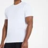 Heavyweight White Crew Neck Tee Long