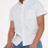 Short Sleeve Oxford Shirt Long