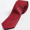 Burgundy Plain Tie