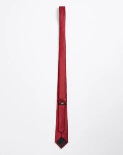 Burgundy Plain Tie -Jacamo Shop v01az033503s