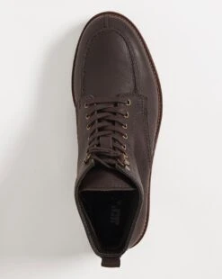 Dark Brown Chukka Leather Boot Wide Fit -Jacamo Shop v01ci602727s