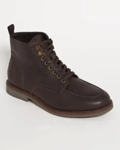 Dark Brown Chukka Leather Boot Wide Fit -Jacamo Shop v01ci602729s