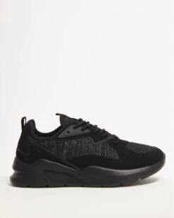 Triple Black Trainer Wide Fit