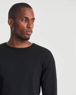 Black Thermal L/S T-Shirt -Jacamo Shop v08al464727w