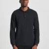 Long Sleeve Pique Polo Long