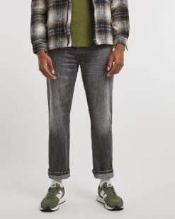 Premium Grey Wash Loose Fit Jean