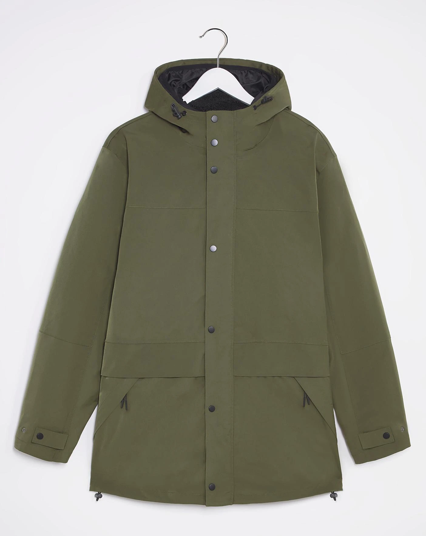 Khaki 3 In 1 PARKA COAT 2 Khaki 3 In 1 PARKA COAT - Image 2