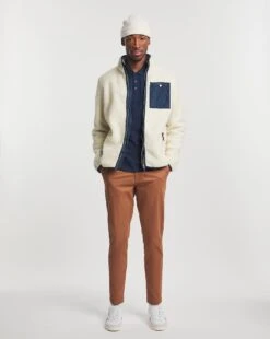 Navy Pique Polo Long -Jacamo Shop v08ox213738w