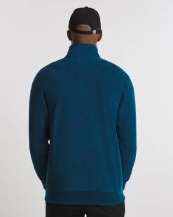 Polar Fleece 1/4 Zip Sweatshirt Long -Jacamo Shop v08ox598766w