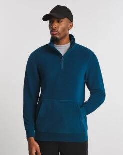 Polar Fleece 1/4 Zip Sweatshirt Long