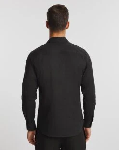 Long Slv Concealed Placket Poplin Shirt -Jacamo Shop v08wv484728w