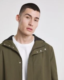 Khaki Lightweight Hooded Parka Jacket 8 Khaki Lightweight Hooded Parka Jacket -Jacamo Shop w08bb056747w