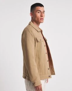 Stone Cotton Twill Trucker Jacket 7 Stone Cotton Twill Trucker Jacket -Jacamo Shop w08bb057708w