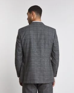 Charcoal Check Regular Fit Suit Jacket 7 Charcoal Check Regular Fit Suit Jacket -Jacamo Shop w08ka090728w