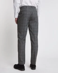 Charcoal Check Regular Fit Suit Trouser 6 Charcoal Check Regular Fit Suit Trouser -Jacamo Shop w08ka095728w