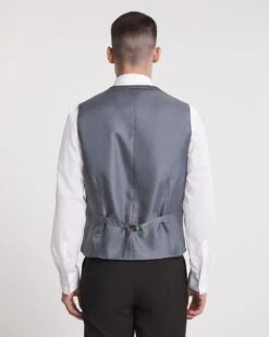 Charcoal Check Regular Fit Waistcoat 11 Charcoal Check Regular Fit Waistcoat -Jacamo Shop w08ka107755w