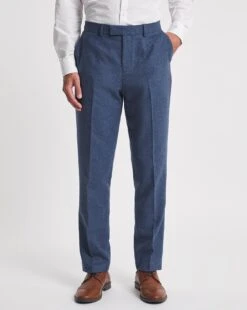 Light Blue Donegal Reg Fit Suit Trouser -Jacamo Shop w08ka134727w