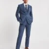 Light Blue Donegal Reg Fit Suit Trouser