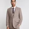 Oatmeal Donegal Reg Fit Suit Jacket