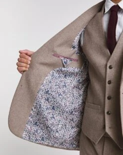 Oatmeal Donegal Reg Fit Suit Jacket -Jacamo Shop w08ka137728w