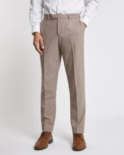Oatmeal Donegal Reg Fit Suit Trouser 7 Oatmeal Donegal Reg Fit Suit Trouser -Jacamo Shop w08ka138726w