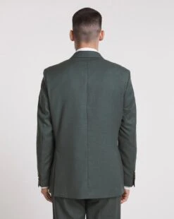 Green Linen Look Regular Fit Suit Jacket 9 Green Linen Look Regular Fit Suit Jacket -Jacamo Shop w08ka150756w