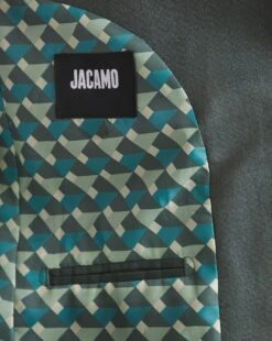 Green Linen Look Regular Fit Suit Jacket 7 Green Linen Look Regular Fit Suit Jacket -Jacamo Shop w08ka150757w