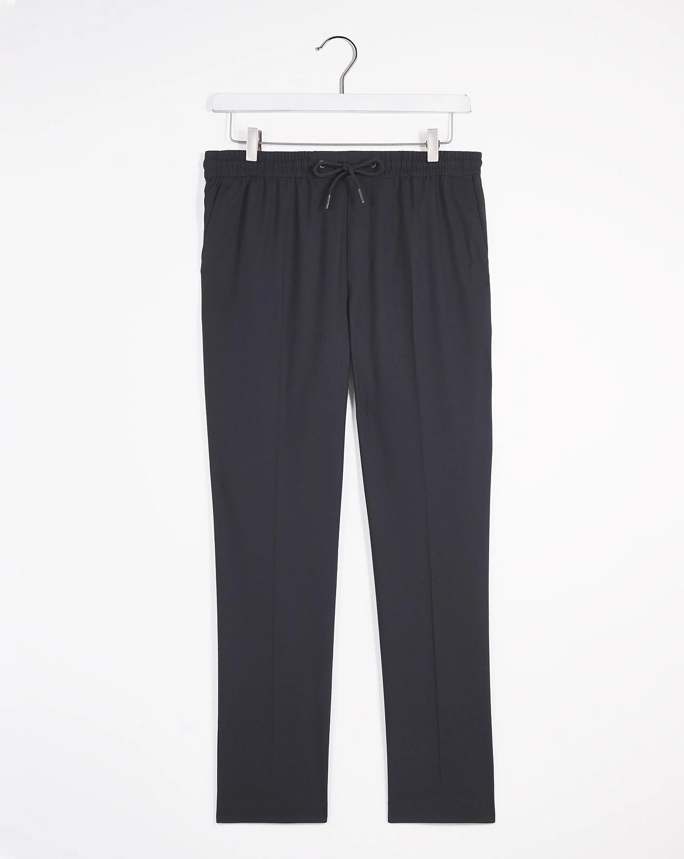 Black Elasticated Jogger Trouser 2 Black Elasticated Jogger Trouser - Image 2