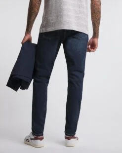 Darkwash Tapered Fit Stretch Jeans -Jacamo Shop w08mw390741w