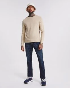 Indigo Wash Slim Fit Jeans -Jacamo Shop w08np006731w