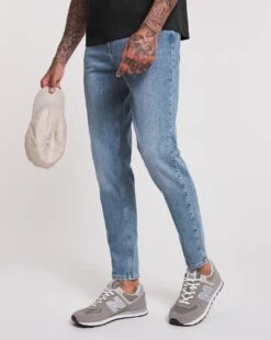 Premium Stonewash Tapered Fit Jean