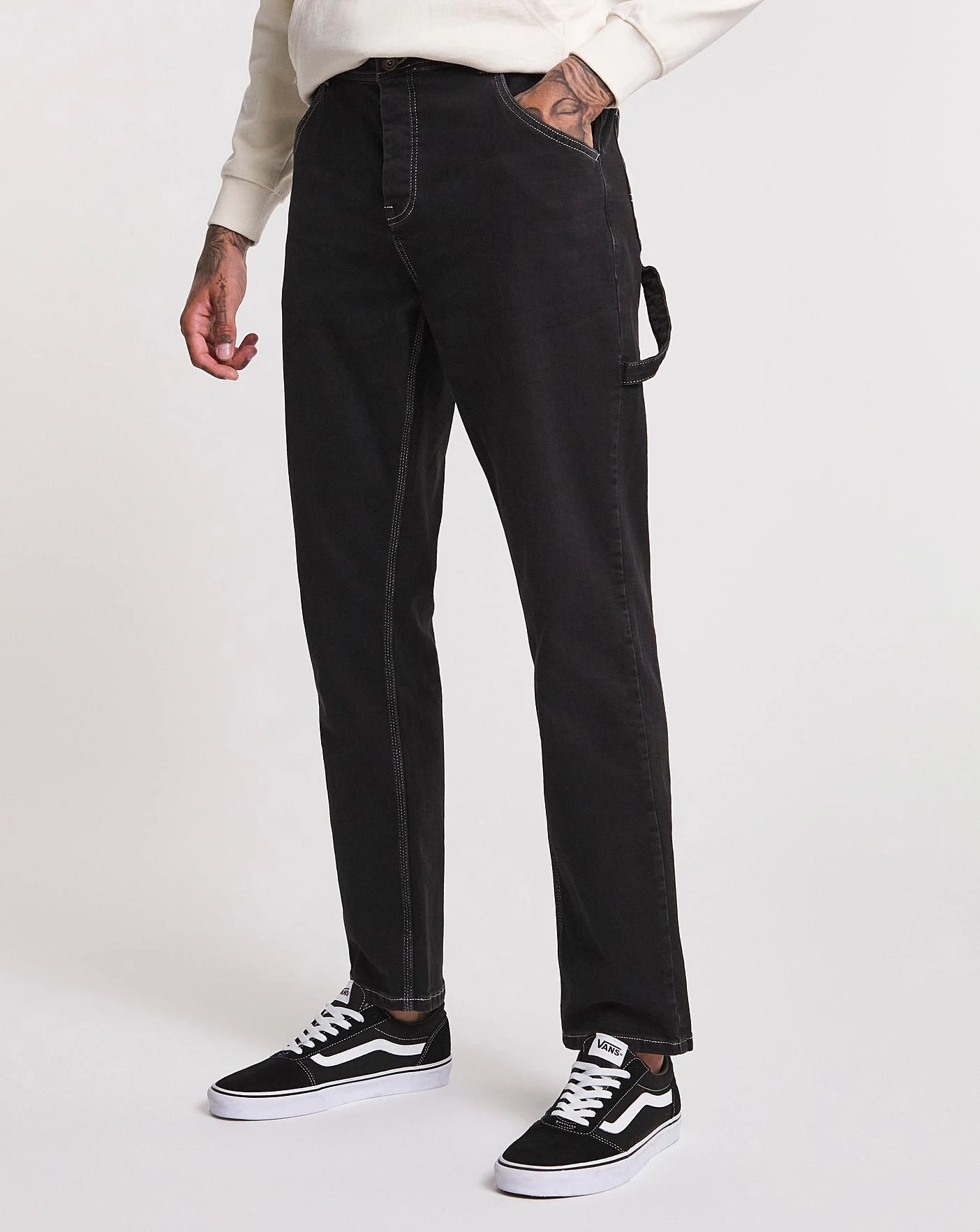 Premium Blackwash Carpenter Jean 1 Premium Blackwash Carpenter Jean