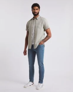 Premium Mid Stonewash Slim Fit Jean -Jacamo Shop w08np084782w