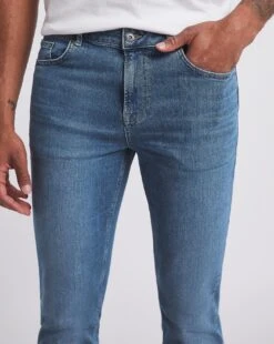 Premium Mid Stonewash Slim Fit Jean -Jacamo Shop w08np084784w