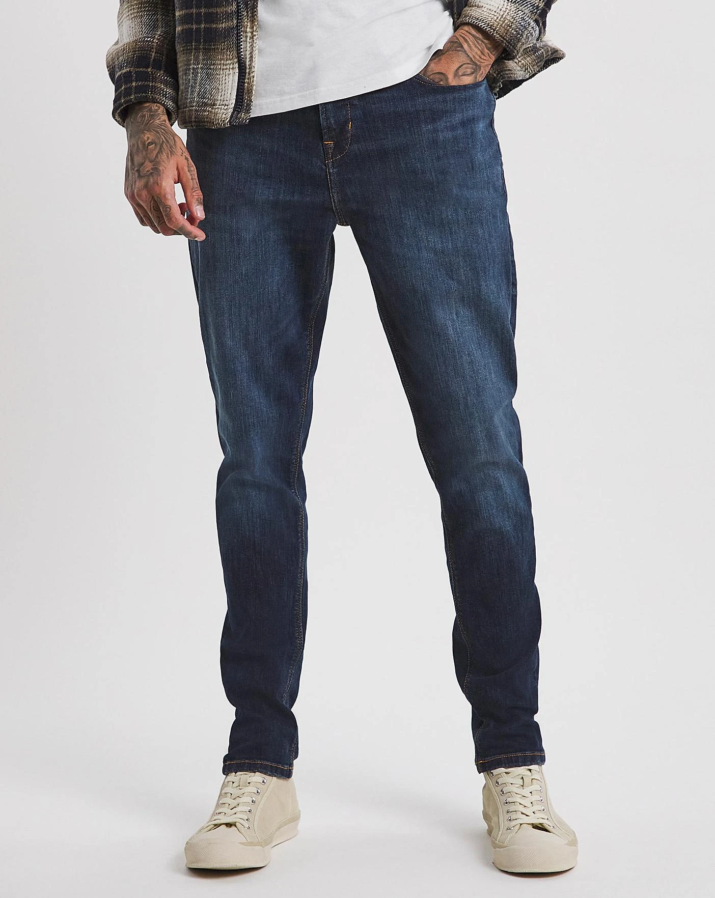 Premium Hemp Darkwash Tapered Fit Jean 6 Premium Hemp Darkwash Tapered Fit Jean - Image 6
