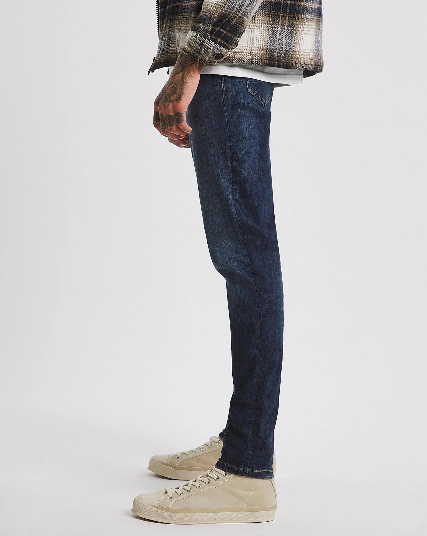 Premium Hemp Darkwash Tapered Fit Jean 4 Premium Hemp Darkwash Tapered Fit Jean - Image 4