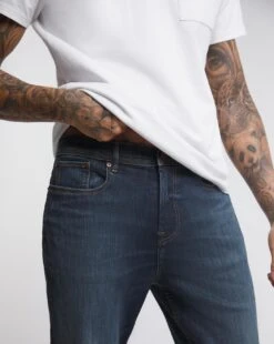 Premium Hemp Darkwash Slim Leg Jean -Jacamo Shop w08np503742w